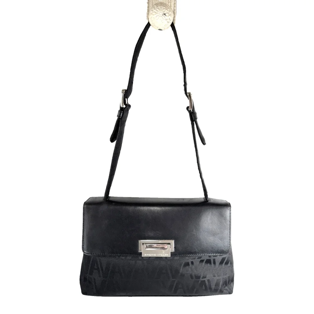 Adrienne Vittadini designer purse, shoulder bag handbag black